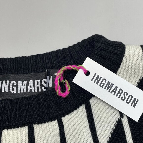 Ingmarson Striped Wool & Cashmere Sweater – Size Approx. M / Pit-to-Pit 21″ - Picture 6 of 7